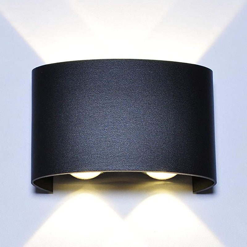 Multi Lights Wall Mount Light Modern Black LED Wall Light for Living Room