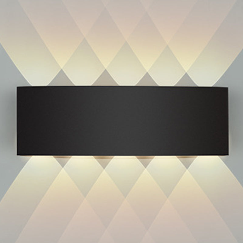 Multi Lights Wall Mount Light Modern Black LED Wall Light for Living Room