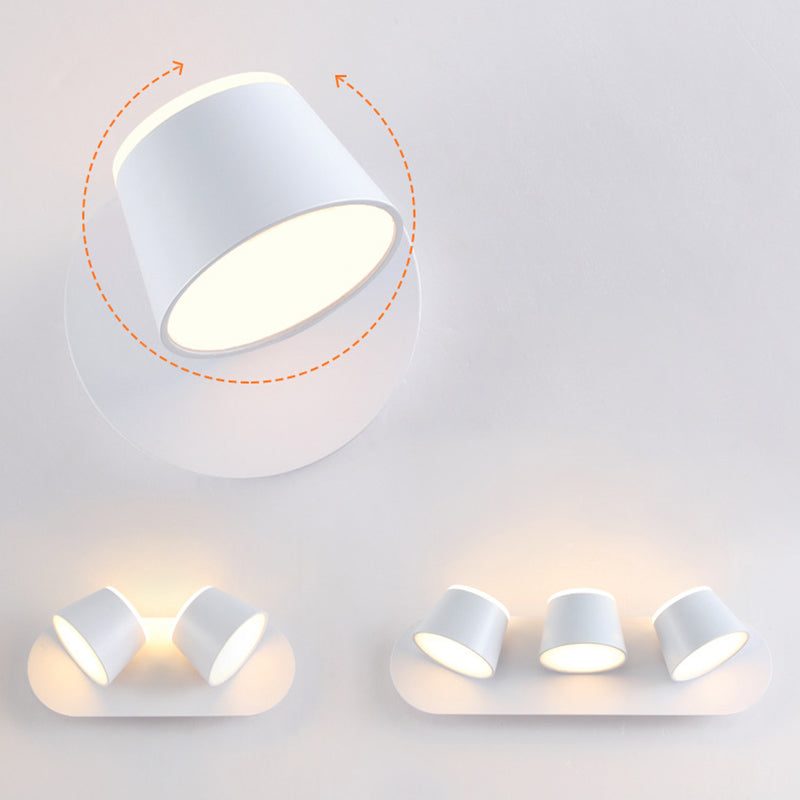 Multi Light Wall Sconce Modern Style Metal Wall Lighting for Bedside