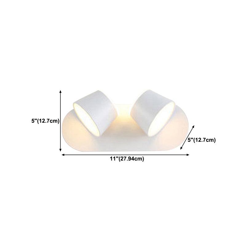 Multi Light Wall Sconce Modern Style Metal Wall Lighting for Bedside