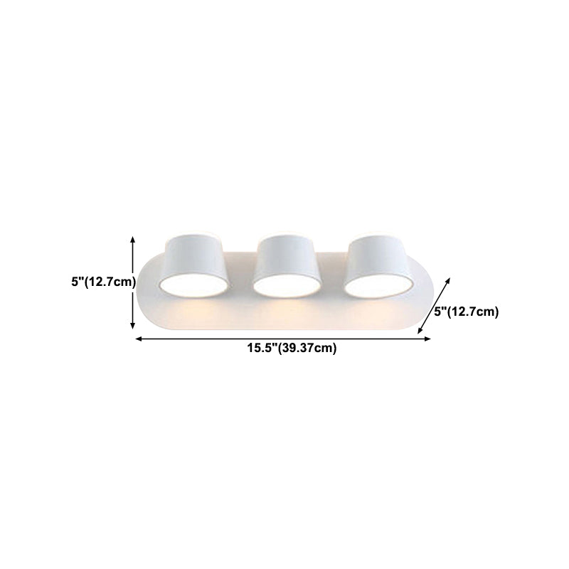 Multi Light Wall Sconce Modern Style Metal Wall Lighting for Bedside