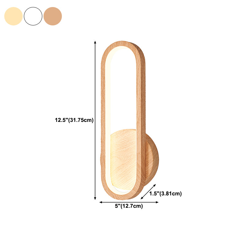 Modern Simple Wall Mount Light LED Wall Light with Acrylic Shade for Living Room
