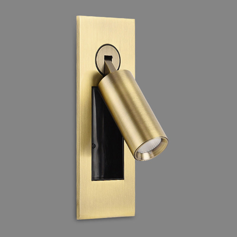 1 Light Wall Sconce Modern Style Metal Wall Lighting for Bedside