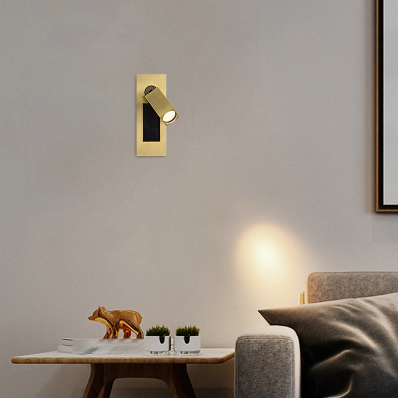 1 Light Wall Sconce Modern Style Metal Wall Lighting for Bedside