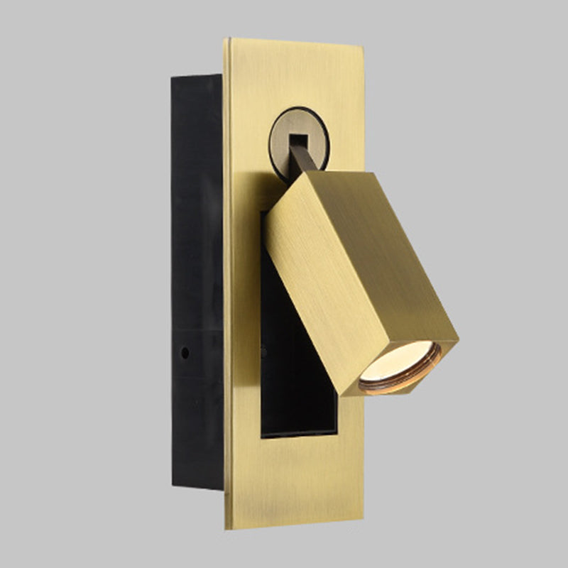 1 Light Wall Sconce Modern Style Metal Wall Lighting for Bedside