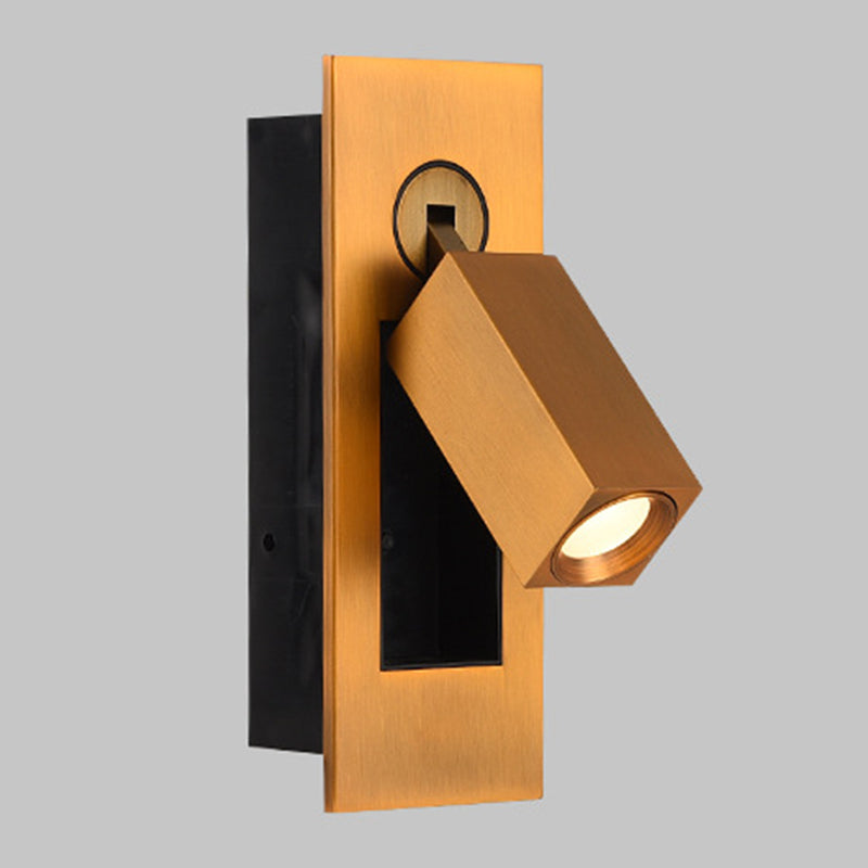 1 Light Wall Sconce Modern Style Metal Wall Lighting for Bedside