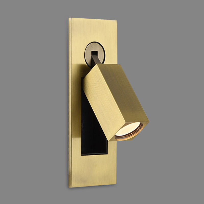 1 Light Wall Sconce Modern Style Metal Wall Lighting for Bedside