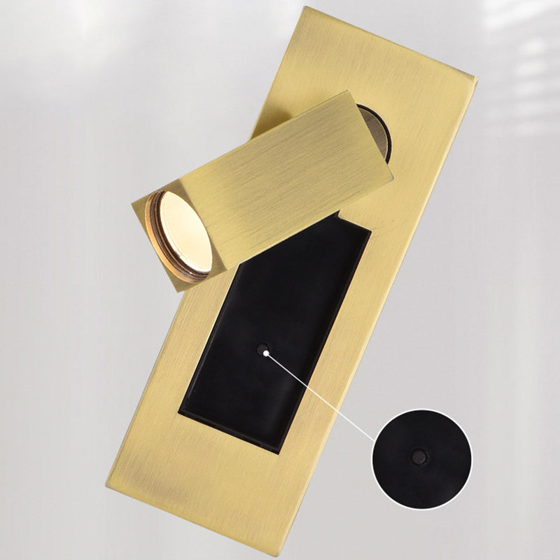 1 Light Wall Sconce Modern Style Metal Wall Lighting for Bedside