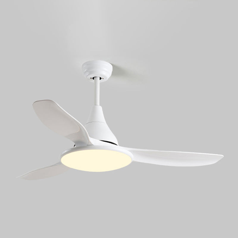 Unique Shape Metal Ceiling Fan Light Kids Style 1-Light Ceiling Fan Lamp for Living Room