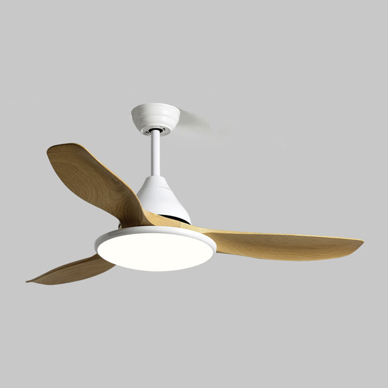 Unique Shape Metal Ceiling Fan Light Kids Style 1-Light Ceiling Fan Lamp for Living Room