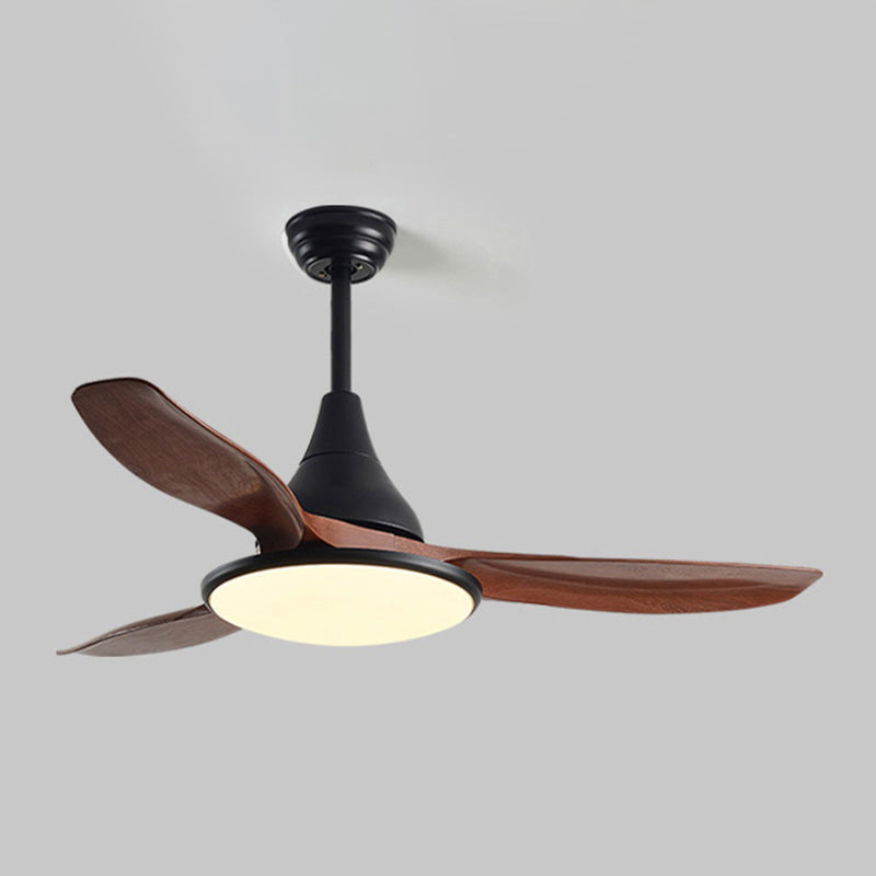 Unique Shape Metal Ceiling Fan Light Kids Style 1-Light Ceiling Fan Lamp for Living Room