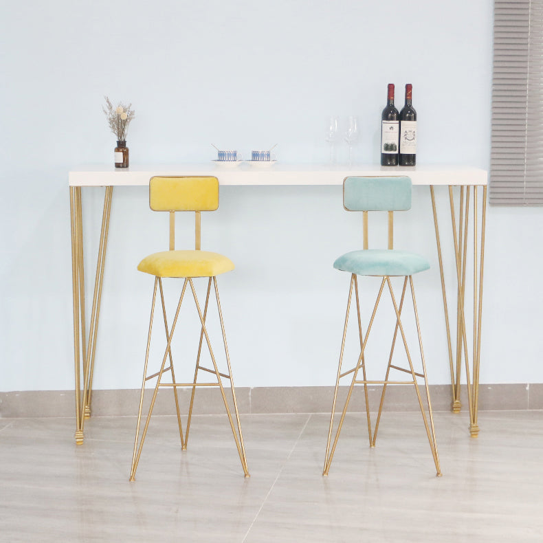 1/3/5 Piece Solid Wood Bar Table Set Matte Finish Home Bar Stool and Table Set