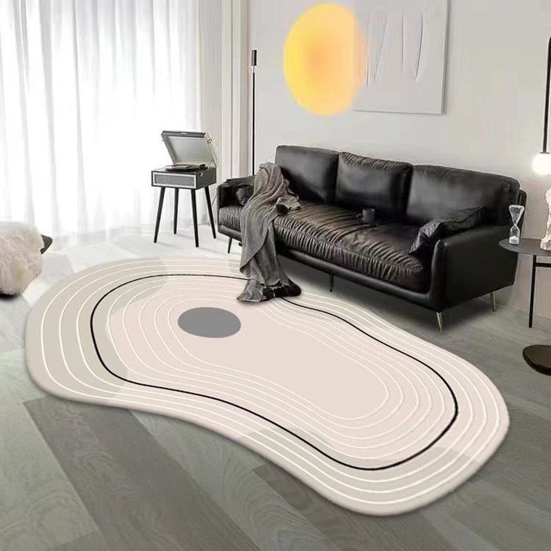 Novelty Ombre Print Rug Simple Polyester Indoor Carpet Pet Friendly Carpet for Living Room