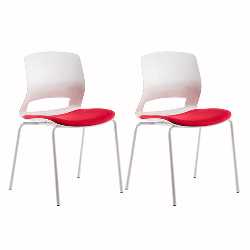 Contemporary Armless Office Chair No Distressing Ergonomic Chair