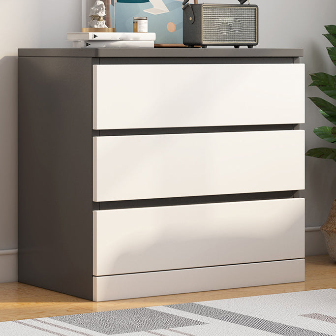 Modern Style White Storage Chest Vertical Wooden Chest with 3 / 4 / 5 / 6 Drawers