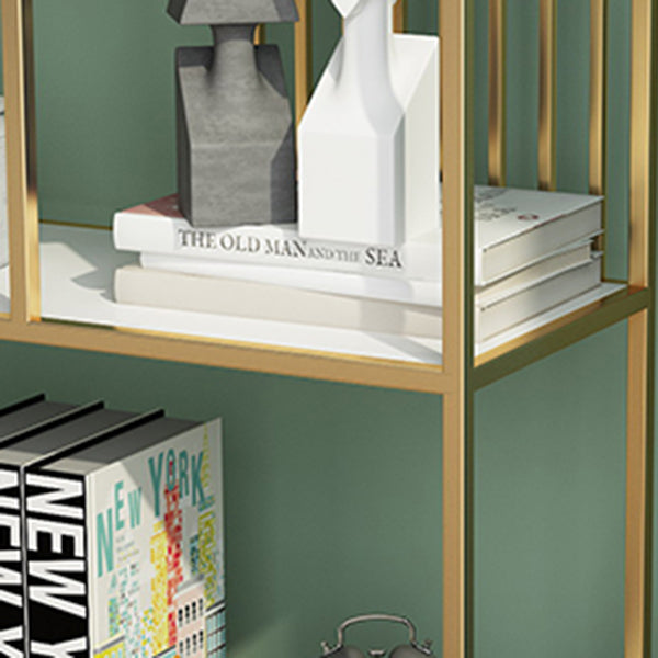 Nordic Metal Storage Bookshelf Rectangle Bookcase for Home Office