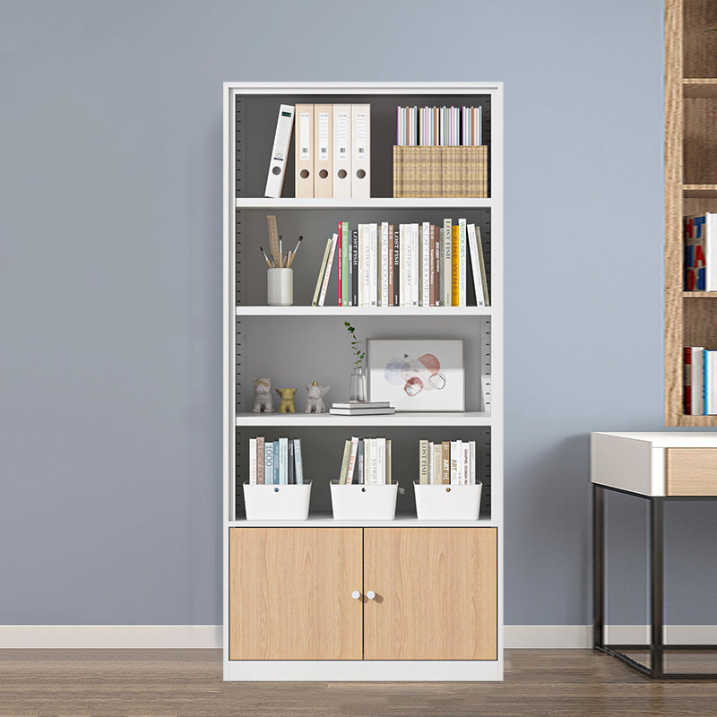 Closed Standard Bookshelf Modern Door Home Study Living Room Bookcase