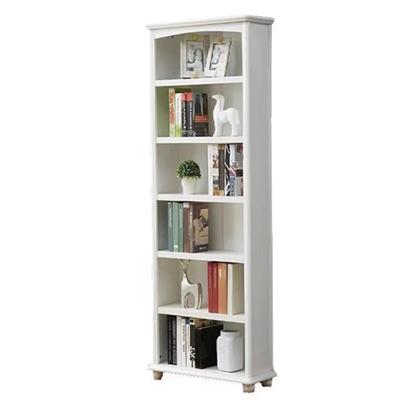 Scandinavian Wood Bookshelf Home Office Closed Back Bookcase
