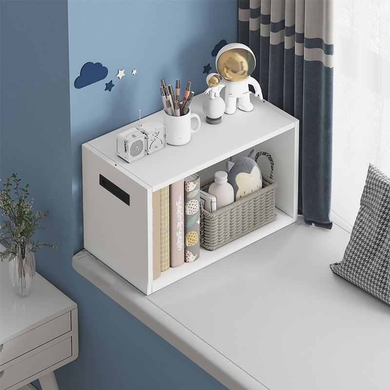 Modern Style Wood Bookshelf Closed Back Bookcase for Home Office