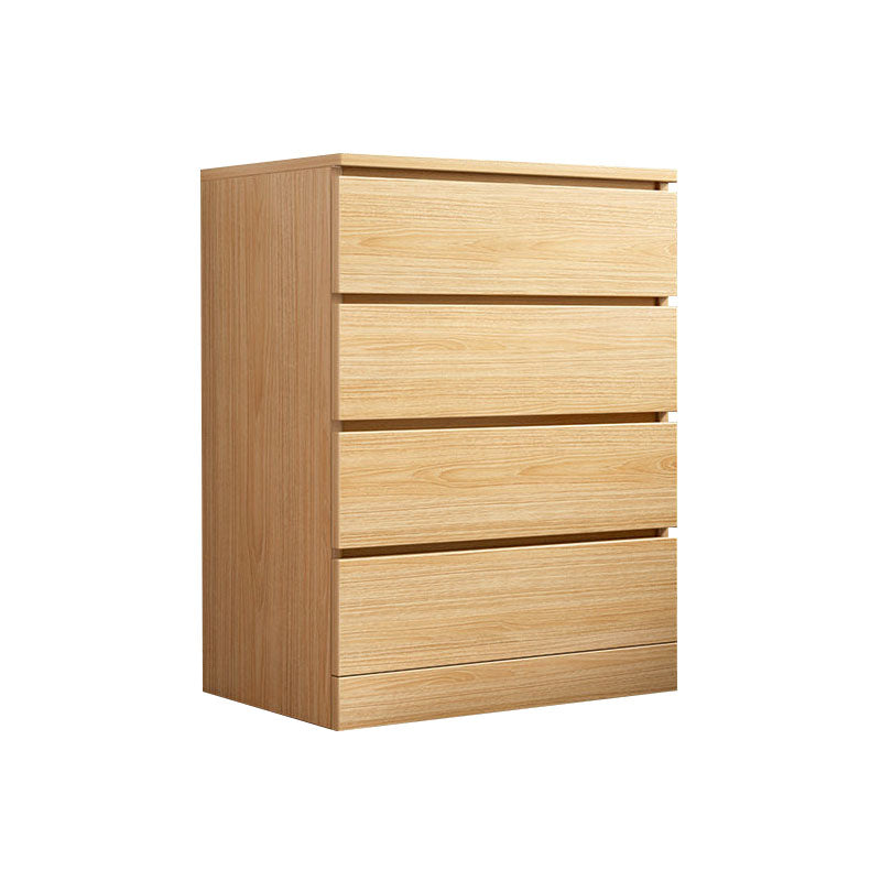 Modern Storage Chest Vertical Wooden Bedroom Storage Chest Dresser with Drawers