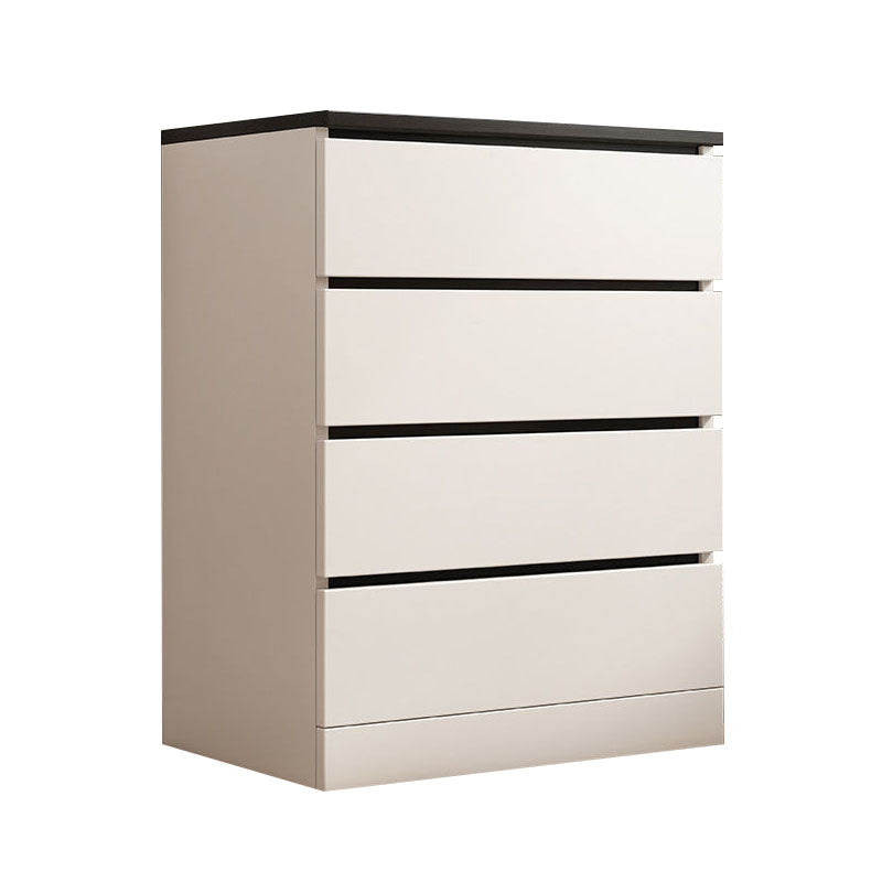 Modern Storage Chest Vertical Wooden Bedroom Storage Chest Dresser with Drawers