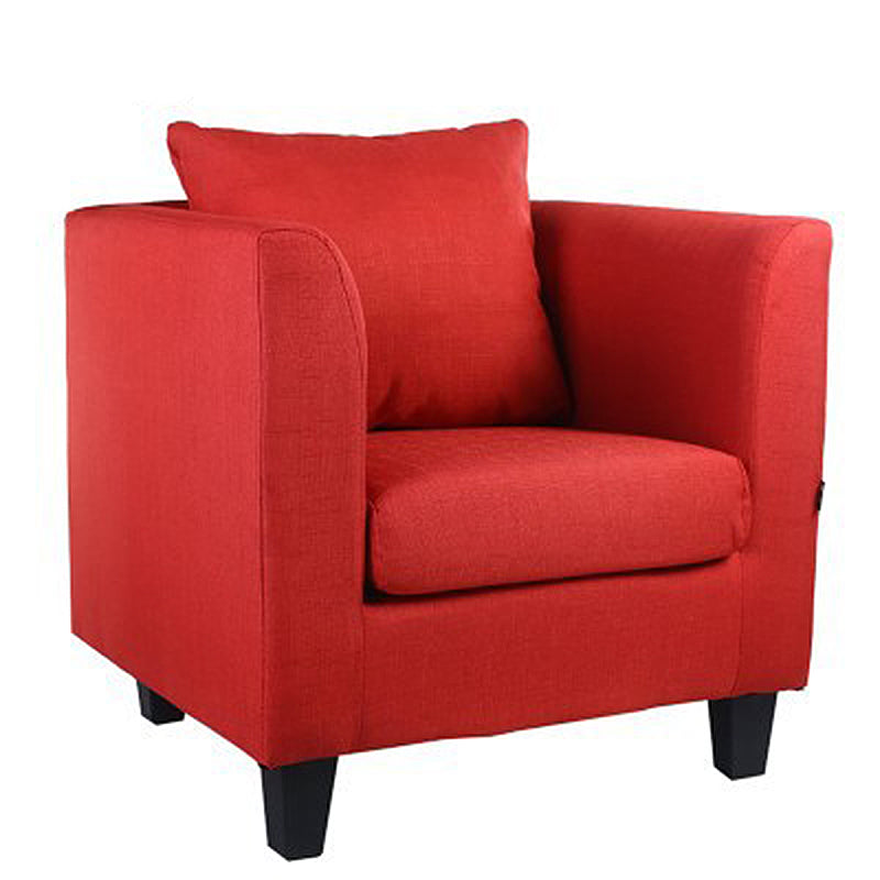 Linen Chair 25.5" L x 24"W x 23.6 "H Arms Included Chair for Living Room
