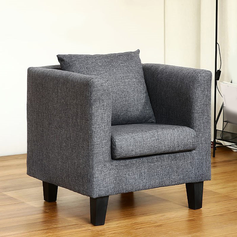 Linen Chair 25.5" L x 24"W x 23.6 "H Arms Included Chair for Living Room