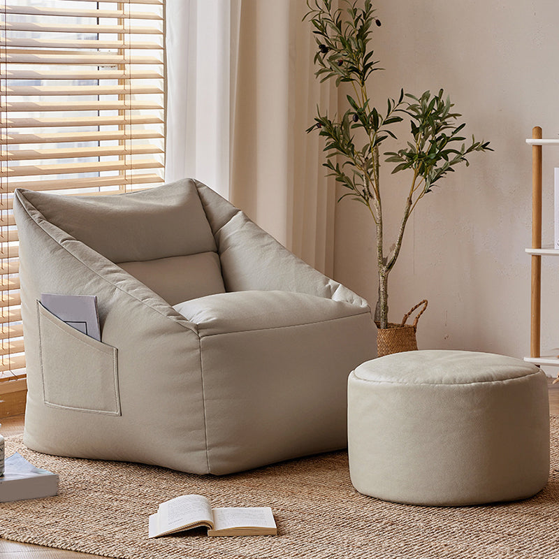 31.49" W x 27.55" D x 27.55" H Bonded Leather Accent Room Chair with Tight Back