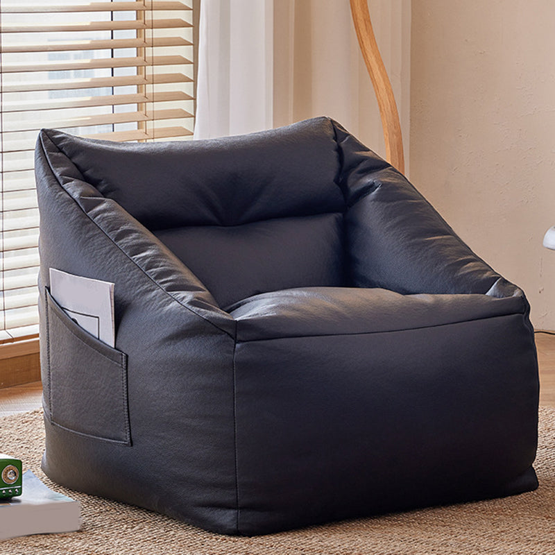 31.49" W x 27.55" D x 27.55" H Bonded Leather Accent Room Chair with Tight Back