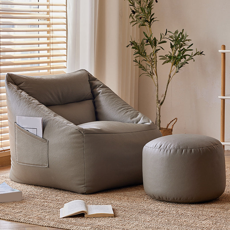 31.49" W x 27.55" D x 27.55" H Bonded Leather Accent Room Chair with Tight Back