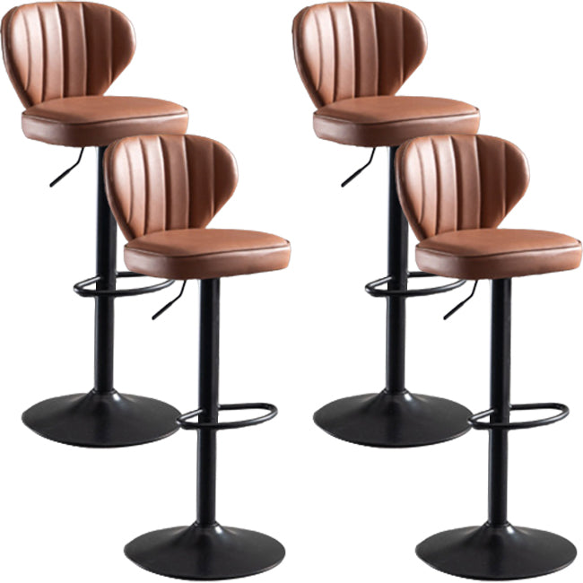 Modern Style Liftable Bar-stool Metal Counter Bar Stool with Metal Legs for Restaurant
