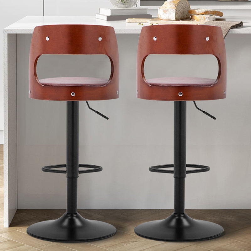Industrial Style Liftable Bar-stool Metal Counter Bar Stool with Metal Legs for Kitchen
