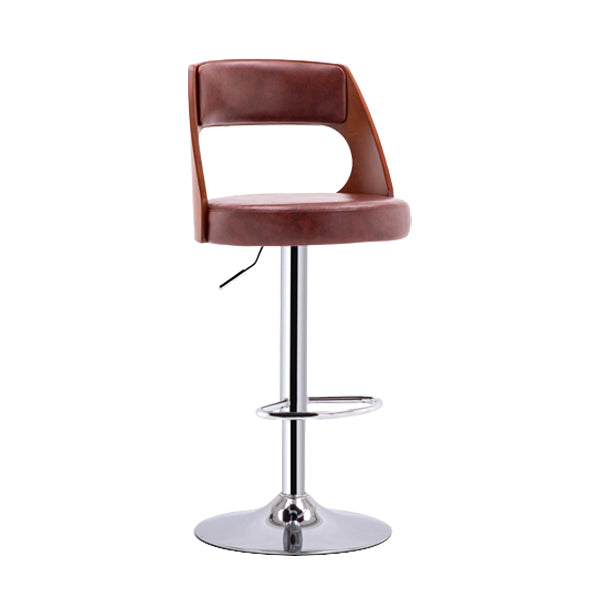 Industrial Style Liftable Bar-stool Metal Counter Bar Stool with Metal Legs for Kitchen
