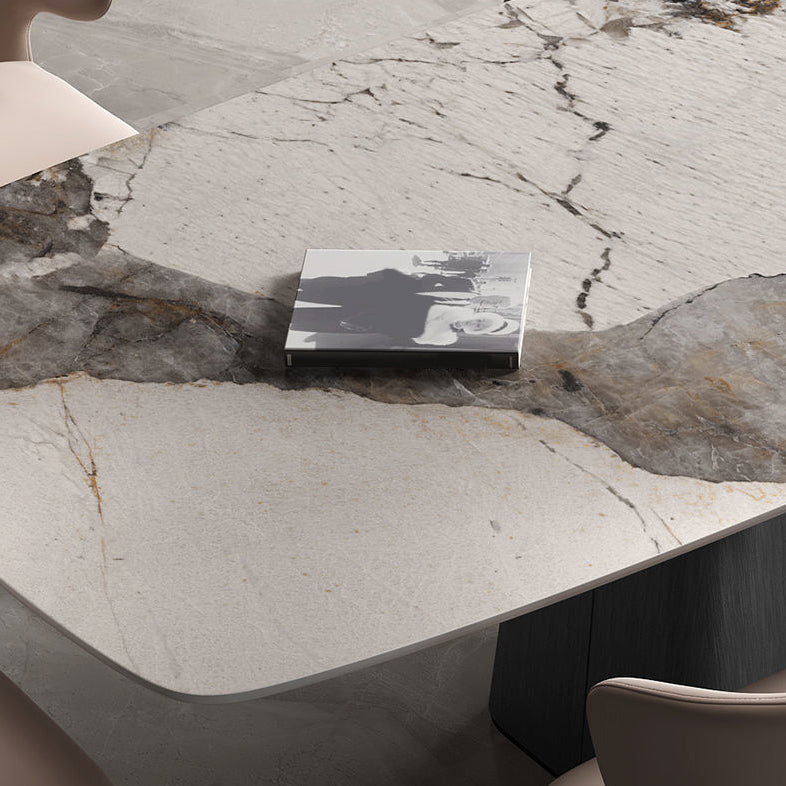 Modern Home Dining Room Table Set 1/4/5/7 Pieces Sintered Stone Dining Table Set