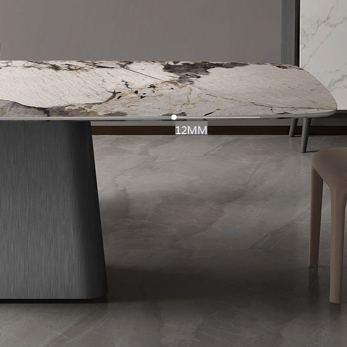 Modern Home Dining Room Table Set 1/4/5/7 Pieces Sintered Stone Dining Table Set