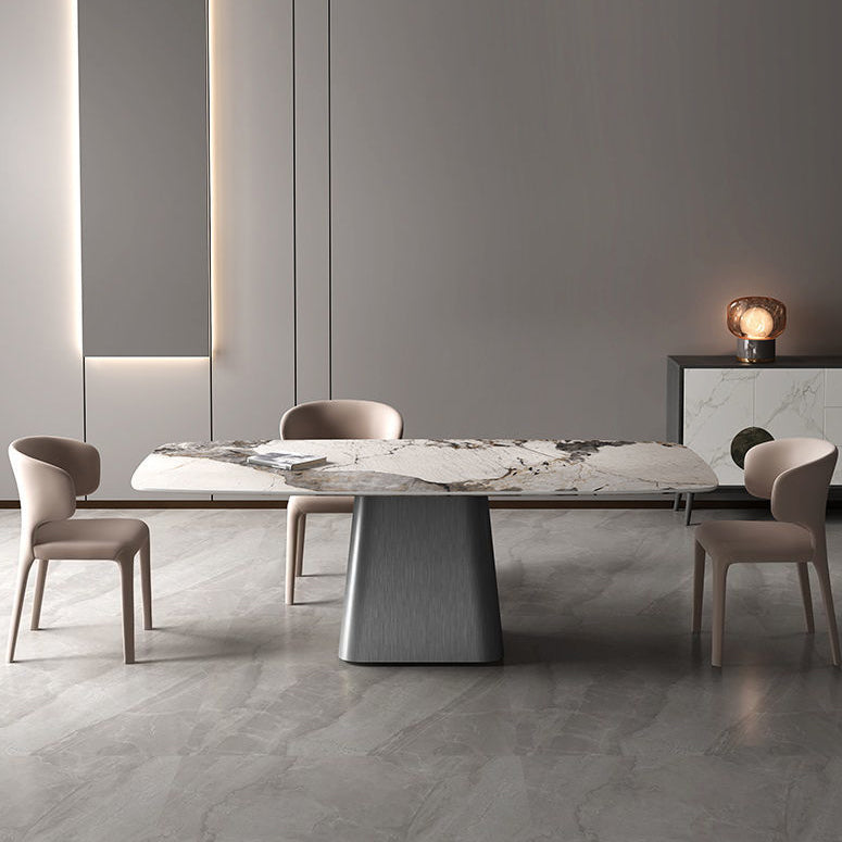 Modern Home Dining Room Table Set 1/4/5/7 Pieces Sintered Stone Dining Table Set