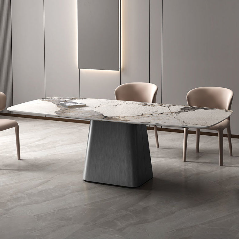 Modern Home Dining Room Table Set 1/4/5/7 Pieces Sintered Stone Dining Table Set