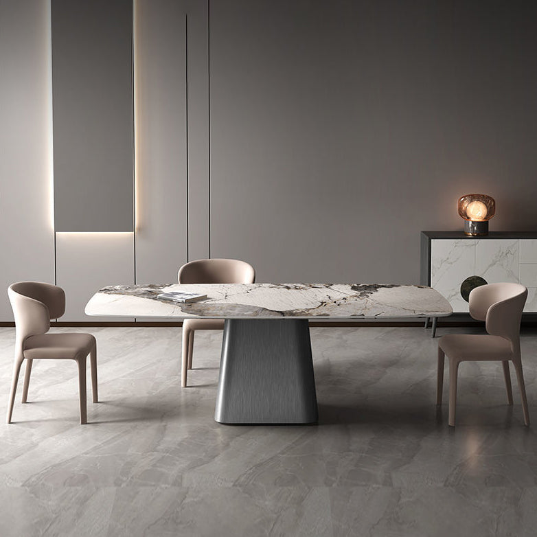 Modern Home Dining Room Table Set 1/4/5/7 Pieces Sintered Stone Dining Table Set