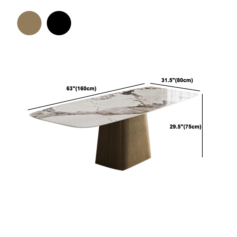 Modern Home Dining Room Table Set 1/4/5/7 Pieces Sintered Stone Dining Table Set