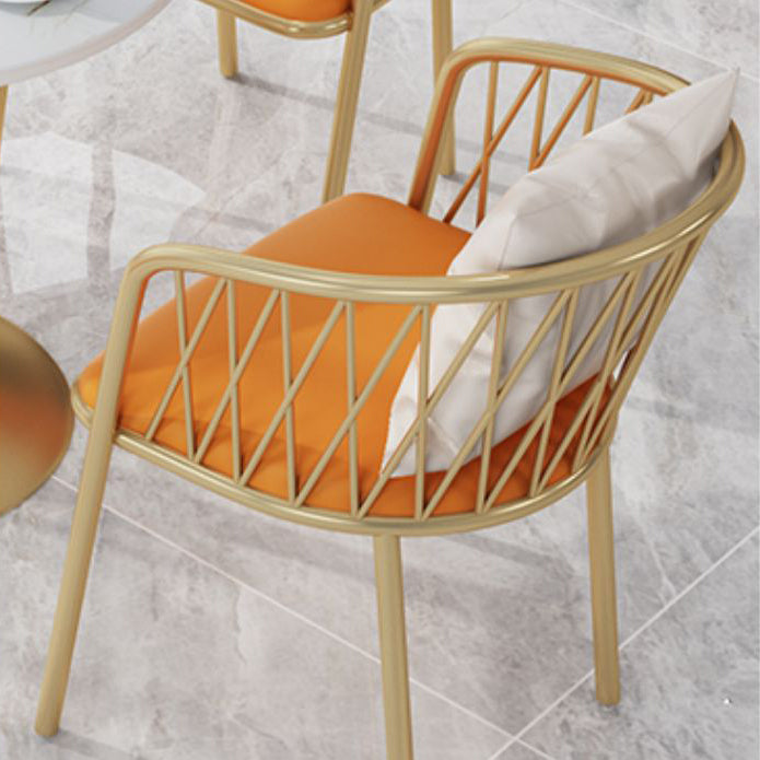 Nordic 1/3/5 Pieces Dining Set Round Stone Dining Table for Dining Room