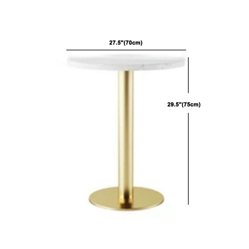 Nordic 1/3/5 Pieces Dining Set Round Stone Dining Table for Dining Room