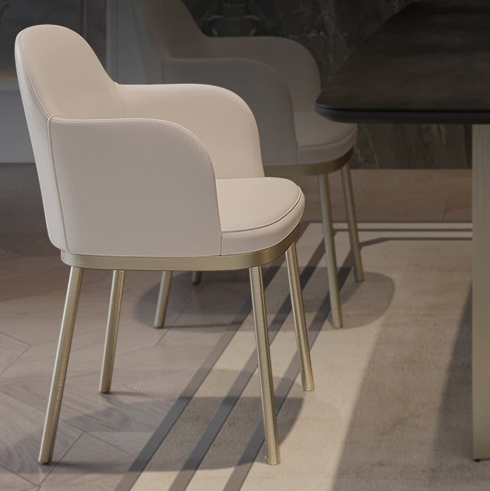 Nordic Glam Sintered Stone Rectangle Table Set 1/4/5/7 Pieces Dining Set