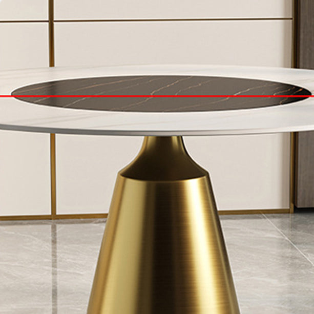 Scandinavian Round Dining Table Set 1/2/5/6/7 Pieces Home Dining Room Set