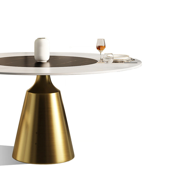 Scandinavian Round Dining Table Set 1/2/5/6/7 Pieces Home Dining Room Set