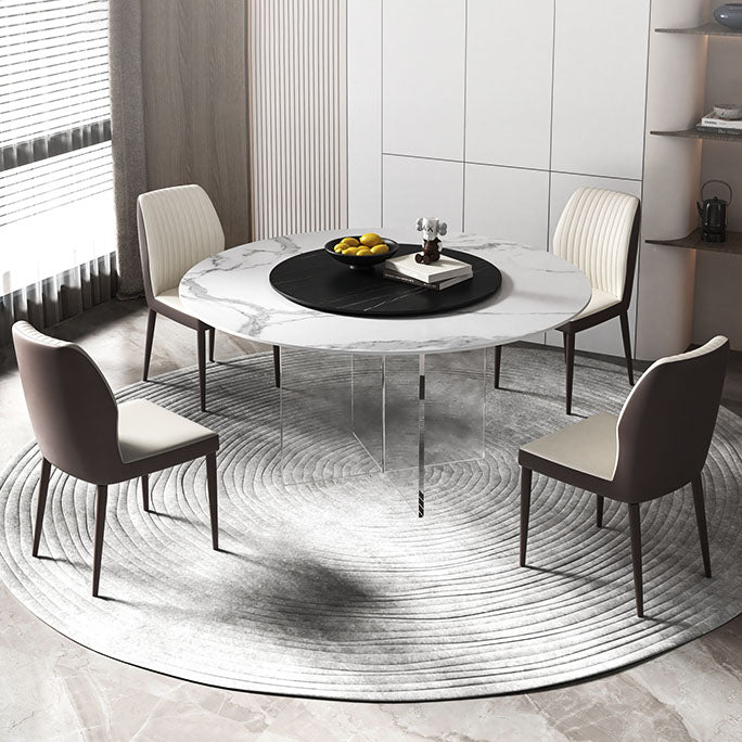 Contemporary Stone Dinner Table Round Dining Table for Dining Room