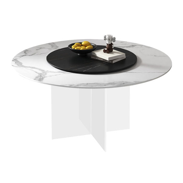 Contemporary Stone Dinner Table Round Dining Table for Dining Room