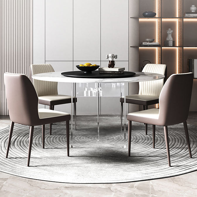 Contemporary Stone Dinner Table Round Dining Table for Dining Room