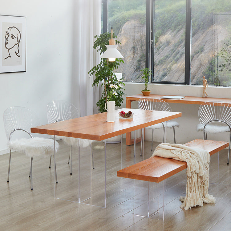 Contemporary Style Dining Table Square Dinette Table for Home Kitchen