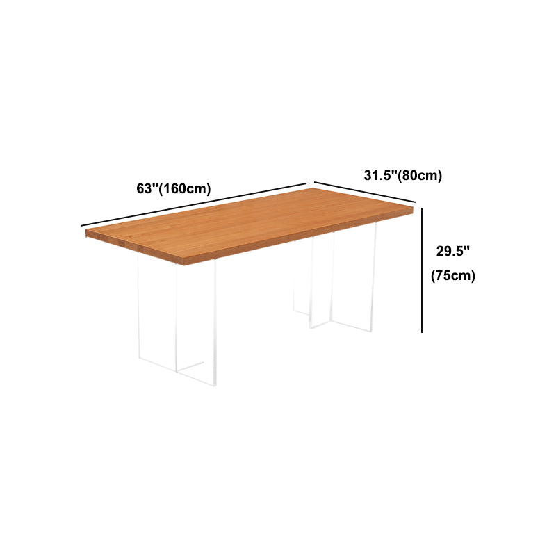 Contemporary Style Dining Table Square Dinette Table for Home Kitchen