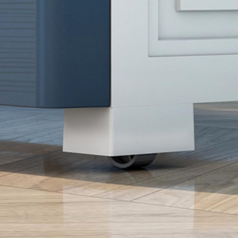 Plastic Home Non-Hanging Armoire Contemporary Style Cabinet with Drawers